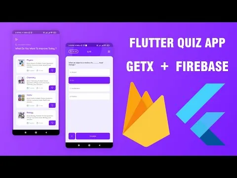 How to Build Flutter QUIZ App with GETX and FIREBASE