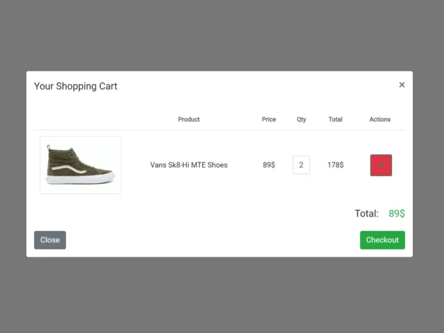 How To Create Shopping Cart Using HTML, CSS And JavaScript