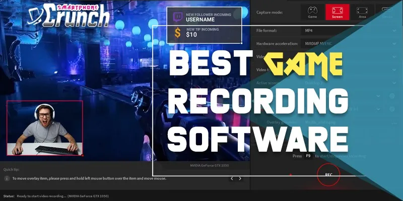 Game Recording Software Allows To Record Your Game In HD Quality