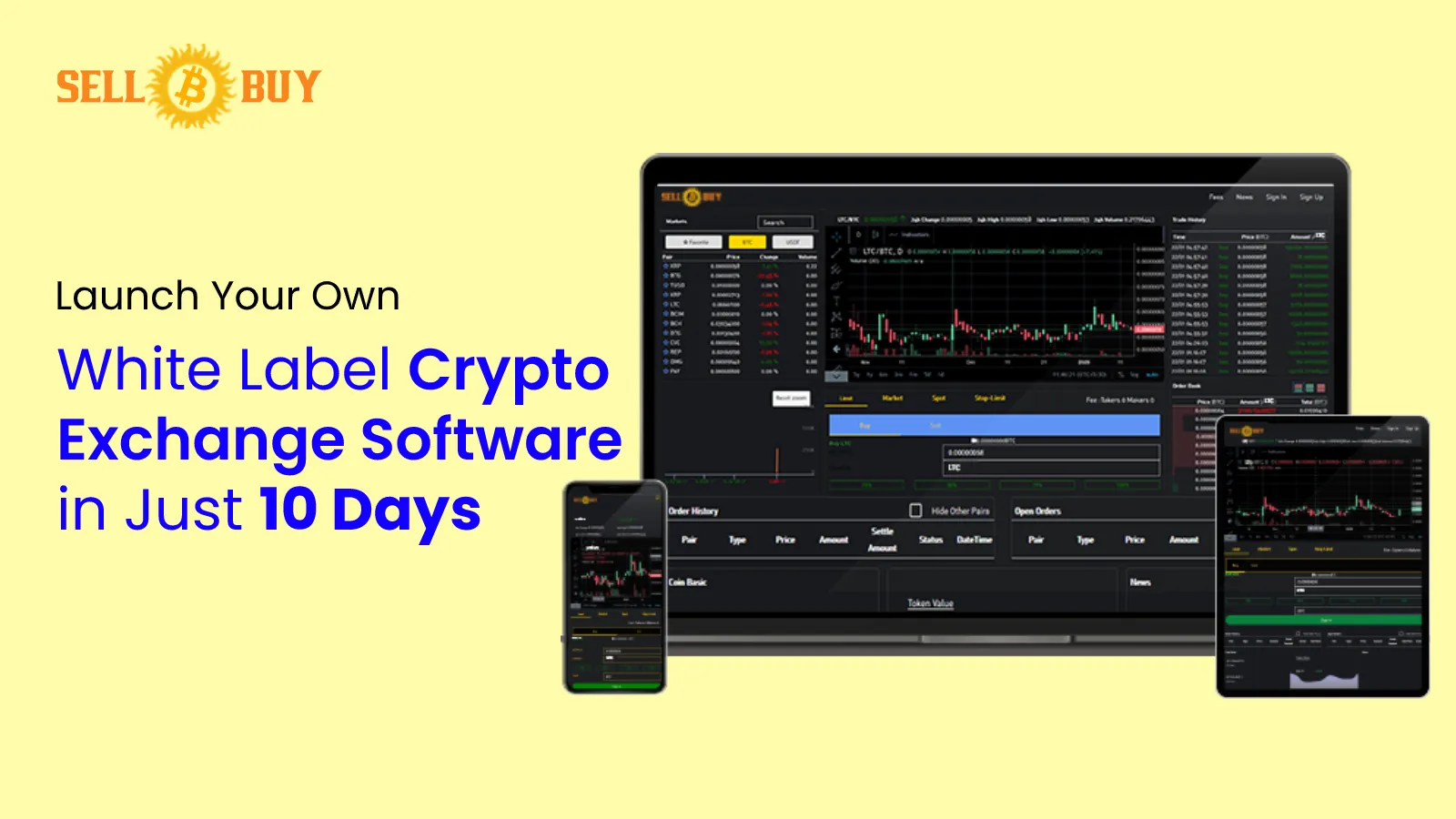White Label Cryptocurrency Exchange - Make Your Exchange Within 10 Day