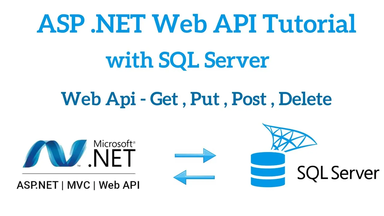 How to Create ASP.NET Web API Application Which Deals with a SQL Server Database