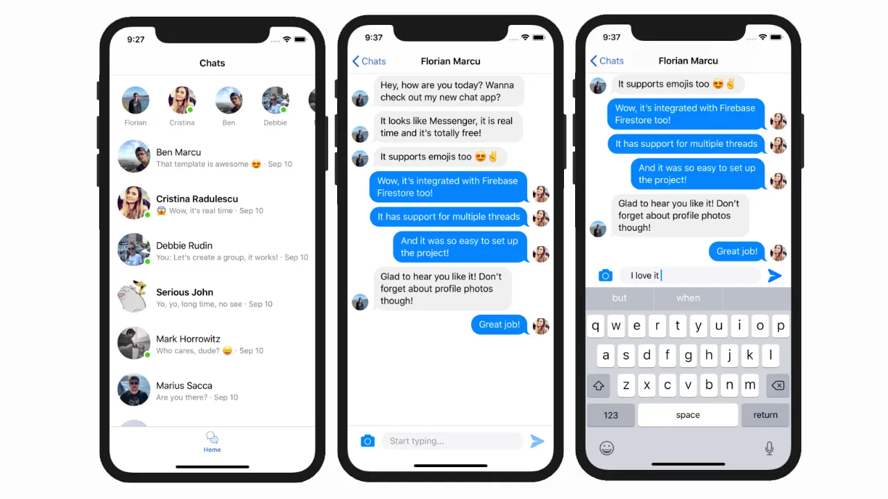 Clone Messenger With Real Time Swift iOS Chat and Firebase