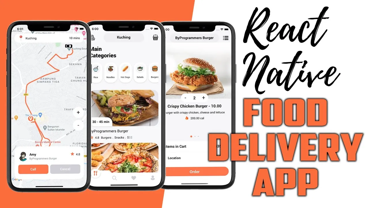 React Native Food Delivery App giúp bạn tạo ra ứng dụng đặt món đơn giản và tiện lợi. Hãy xem hình ảnh liên quan để tìm hiểu cách sử dụng React Native và các tính năng tuyệt vời của ứng dụng này.