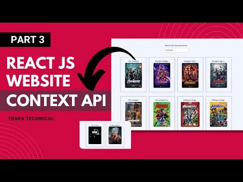 How to Use Context API & UseContext Hook for Movie Website in React JS