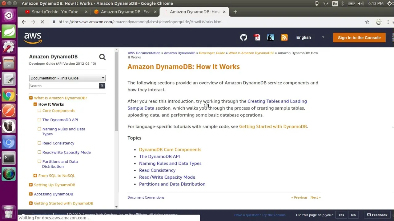 Learn About AWS Dynamo Db Features and Components