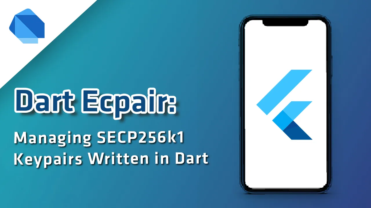 Dart Ecpair: A Library for Managing SECP256k1 Keypairs Written in Dart