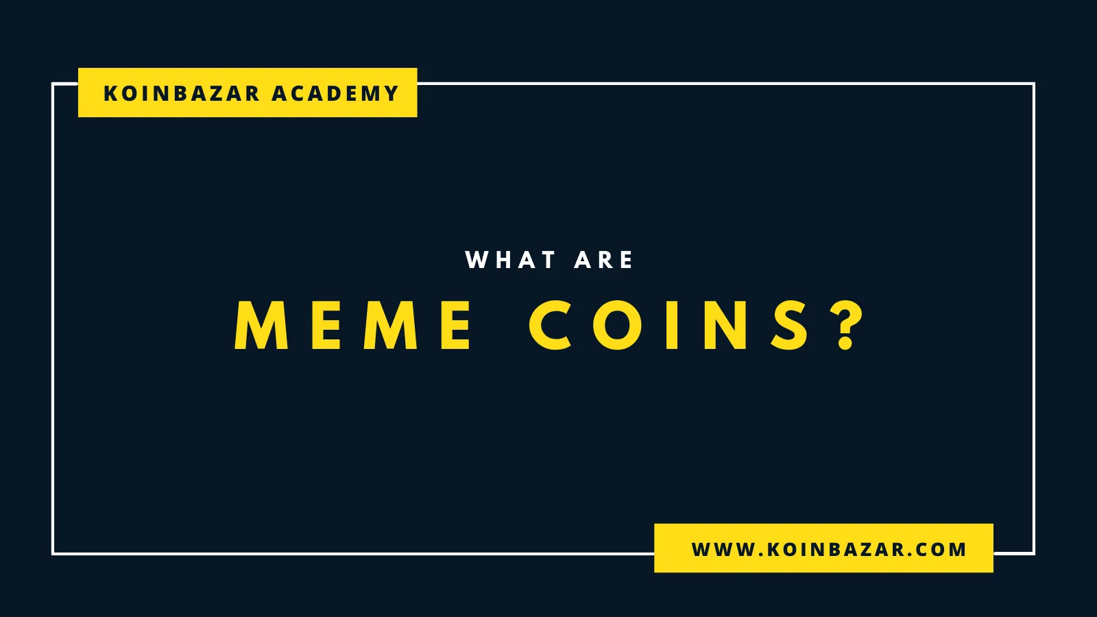 What are memecoins ?