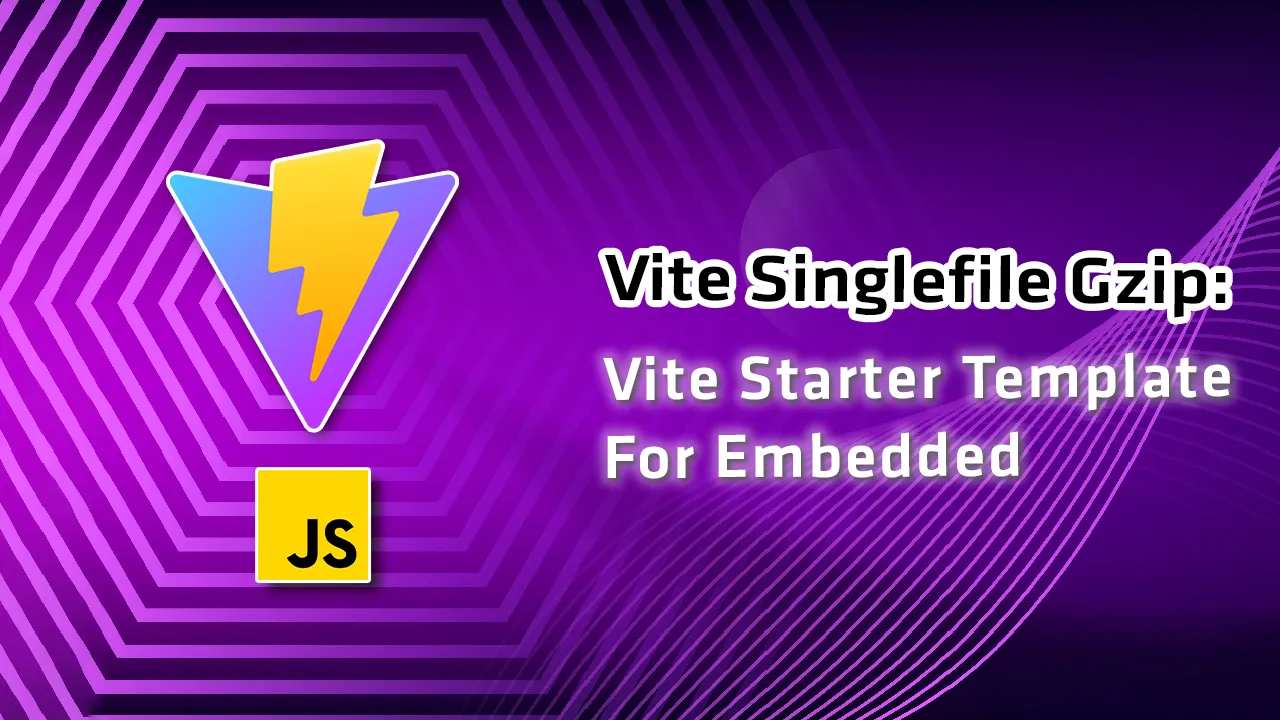 Vit Singlefile Gzip: Vite Starter Template for Embedded