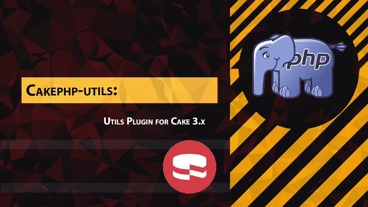 Cakephp-utils: Utils Plugin for Cake 3.x