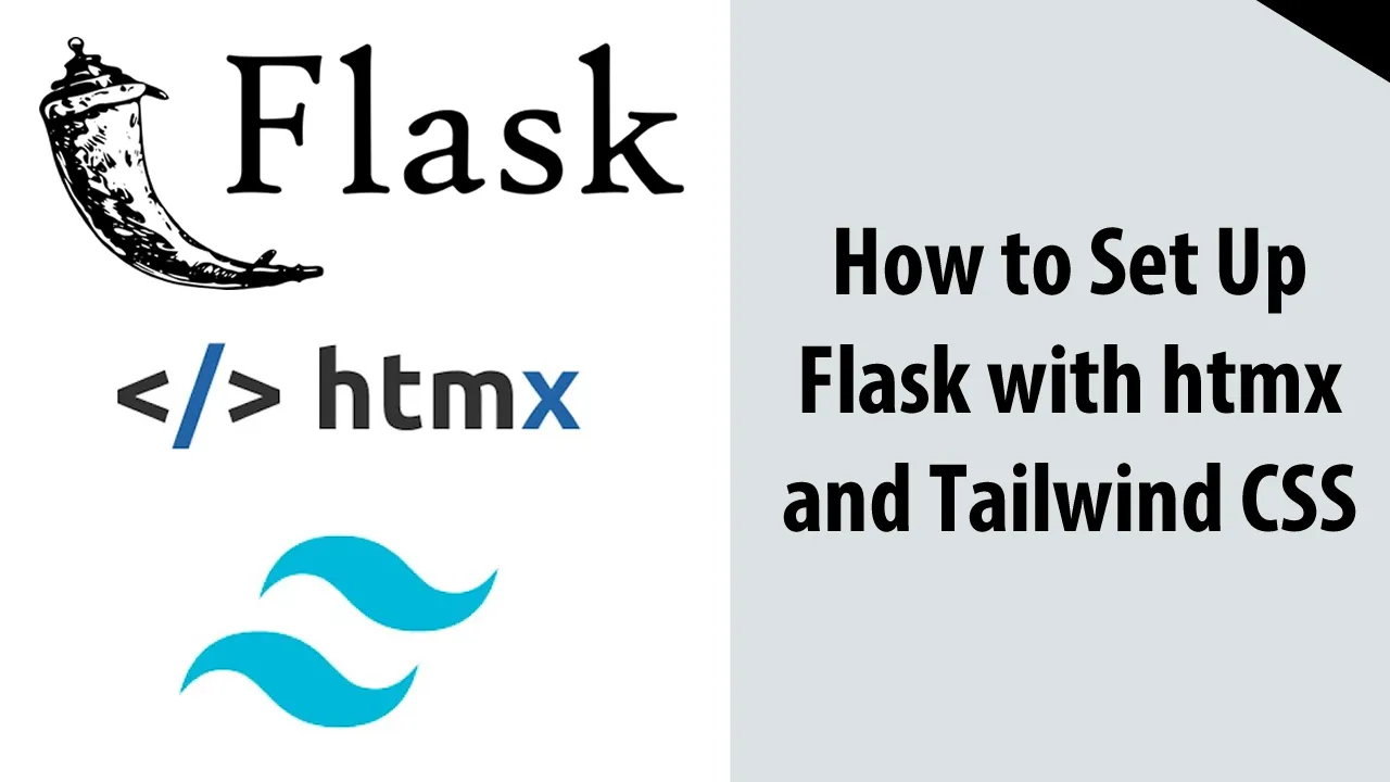 How to Set Up Flask with htmx and Tailwind CSS