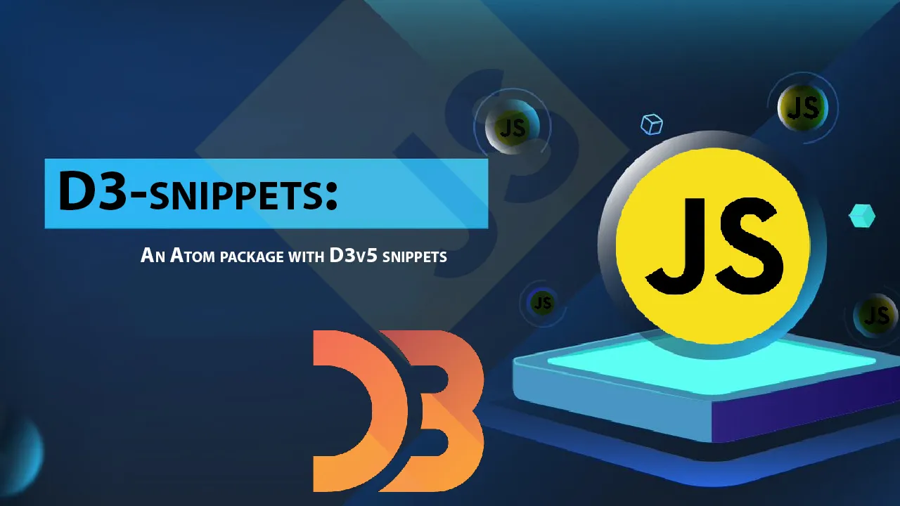 D3-snippets: An Atom Package with D3v5 Snippets