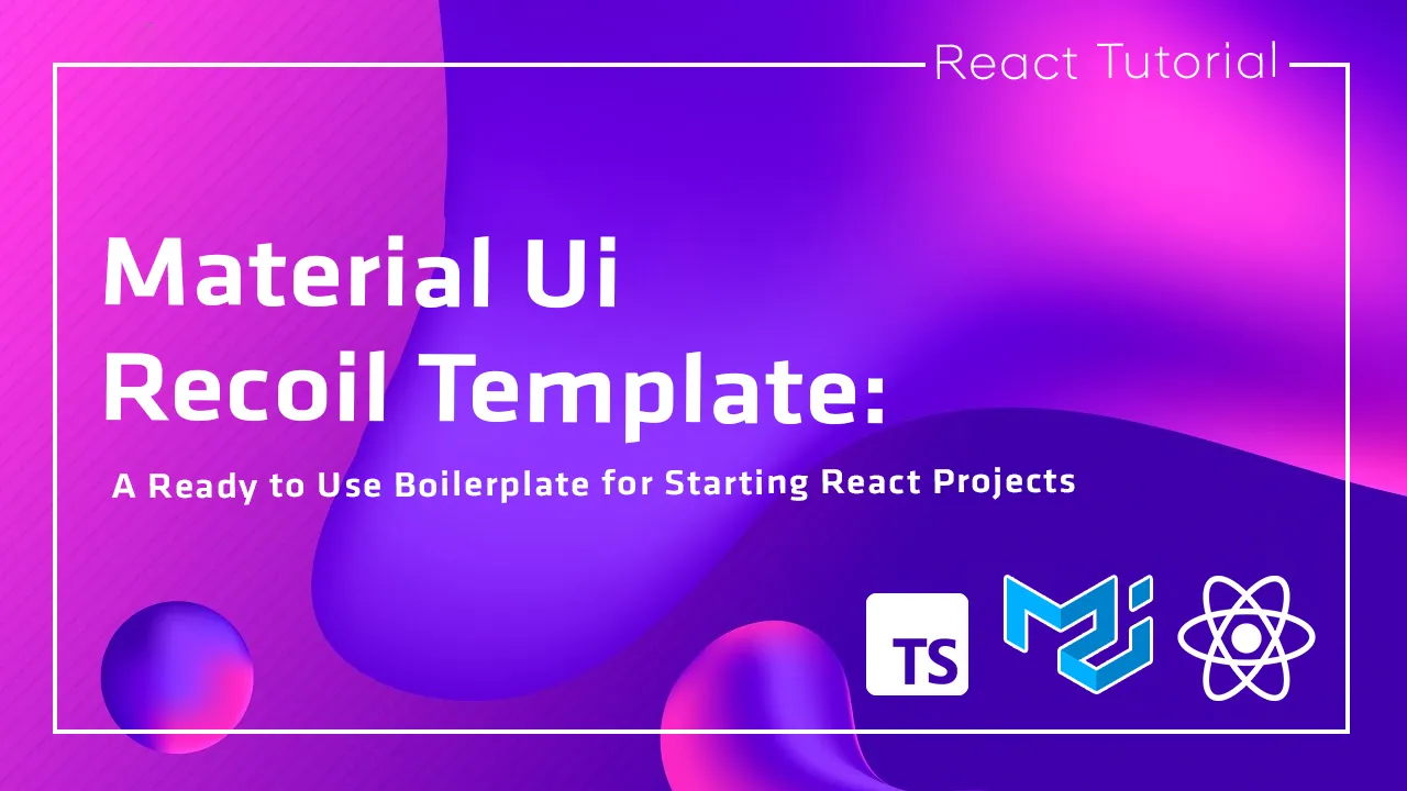 A Ready to Use Boilerplate for Starting React Projects