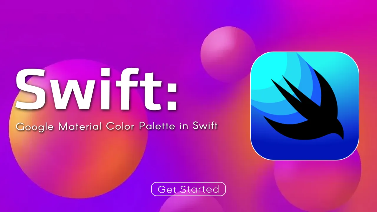Google Material Color Palette in Swift