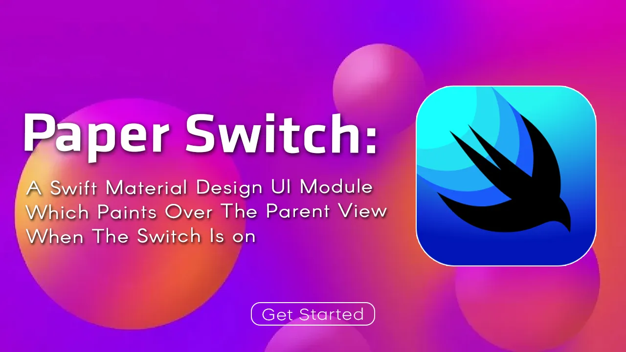 Paper Switch: Swift Draw Material Design UI Module