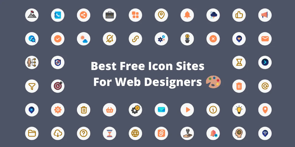 15+ Best Free Icon Sites for Web Designers 🎨