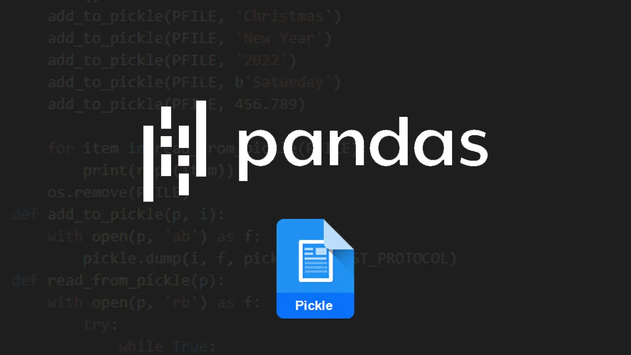 Comment Lire Les Fichiers Pickle Dans Pandas ?