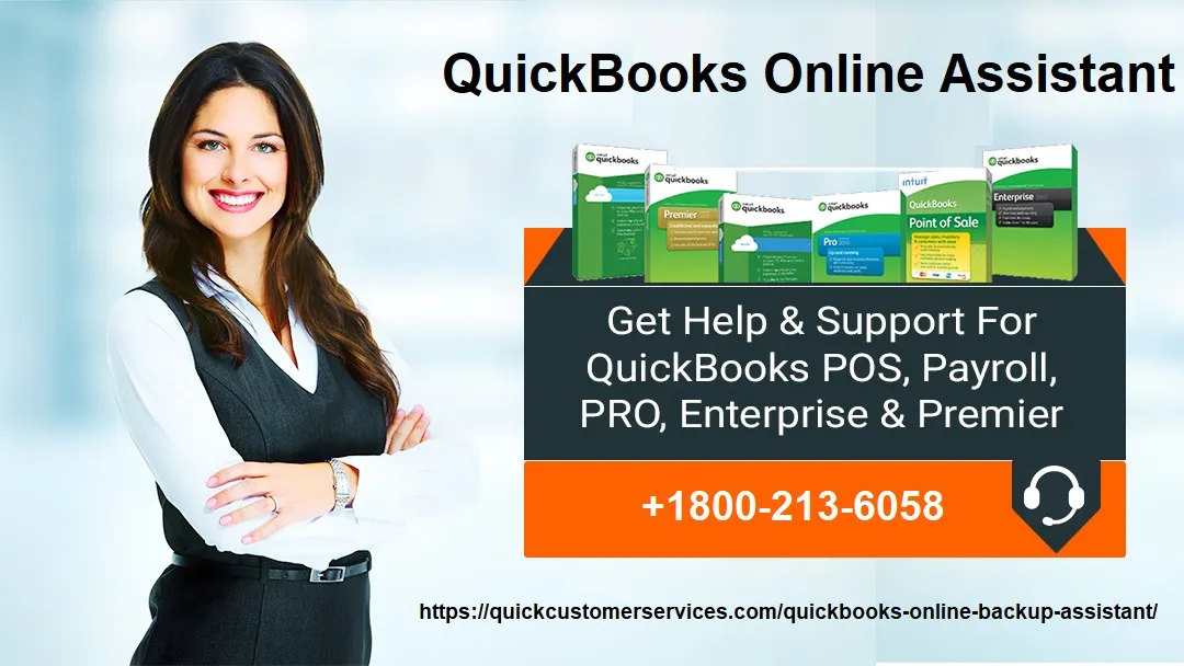 QuickBooks Online Backup Assistant 1800-213-6058 Services Help