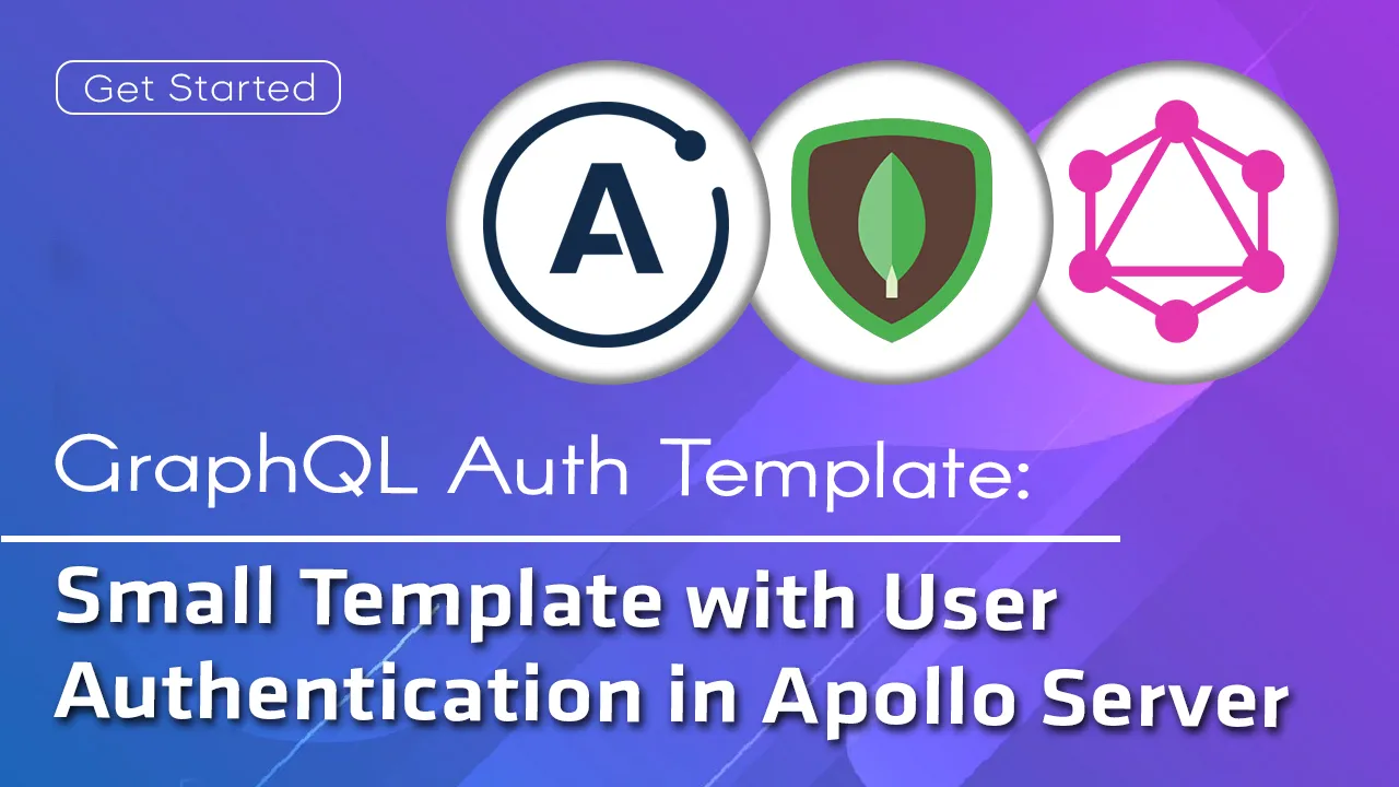 Small Template with User Authentication in Apollo Server.