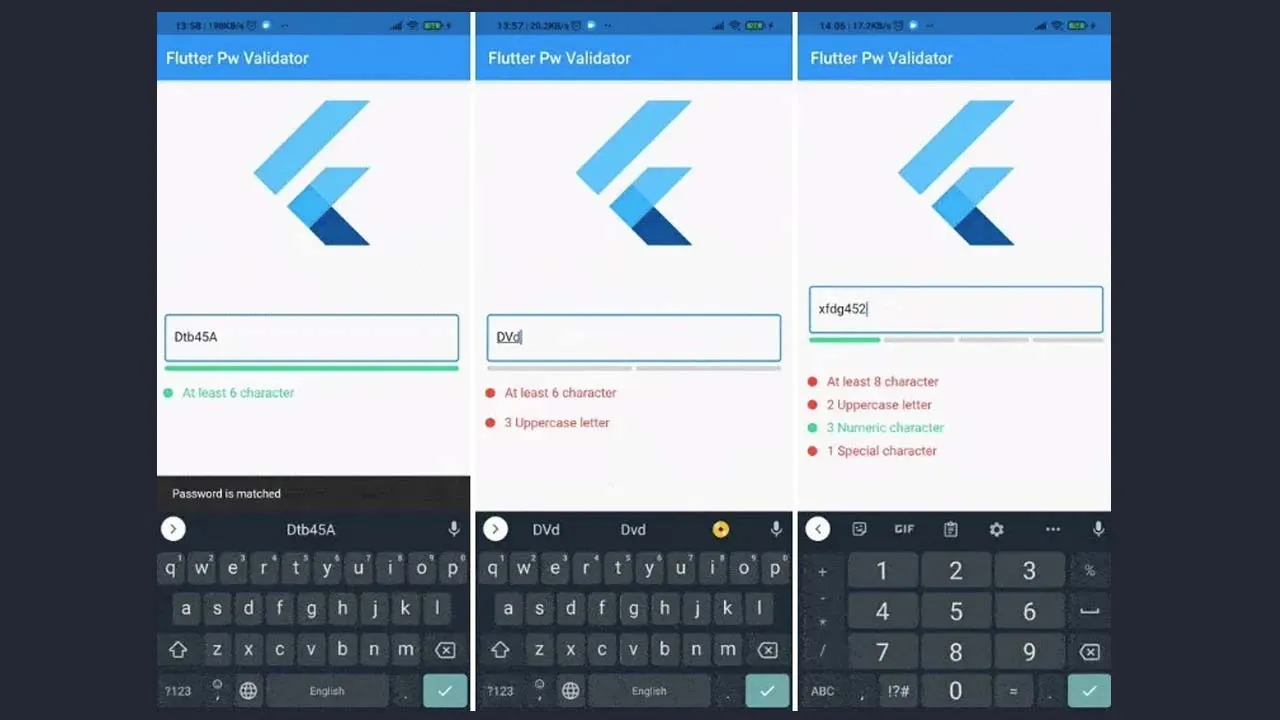 Flutter Password Validator Package Helps You to Validate Sign-in