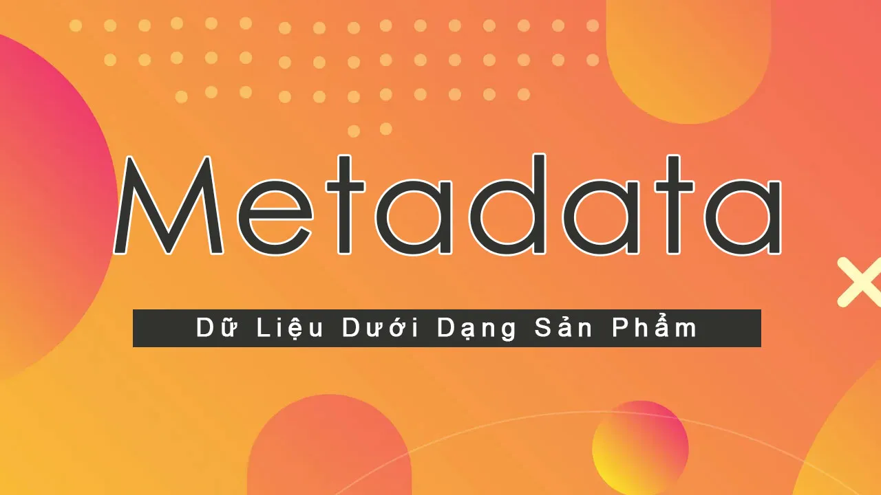 Metadata - Dữ Liệu Dưới Dạng Sản Phẩm