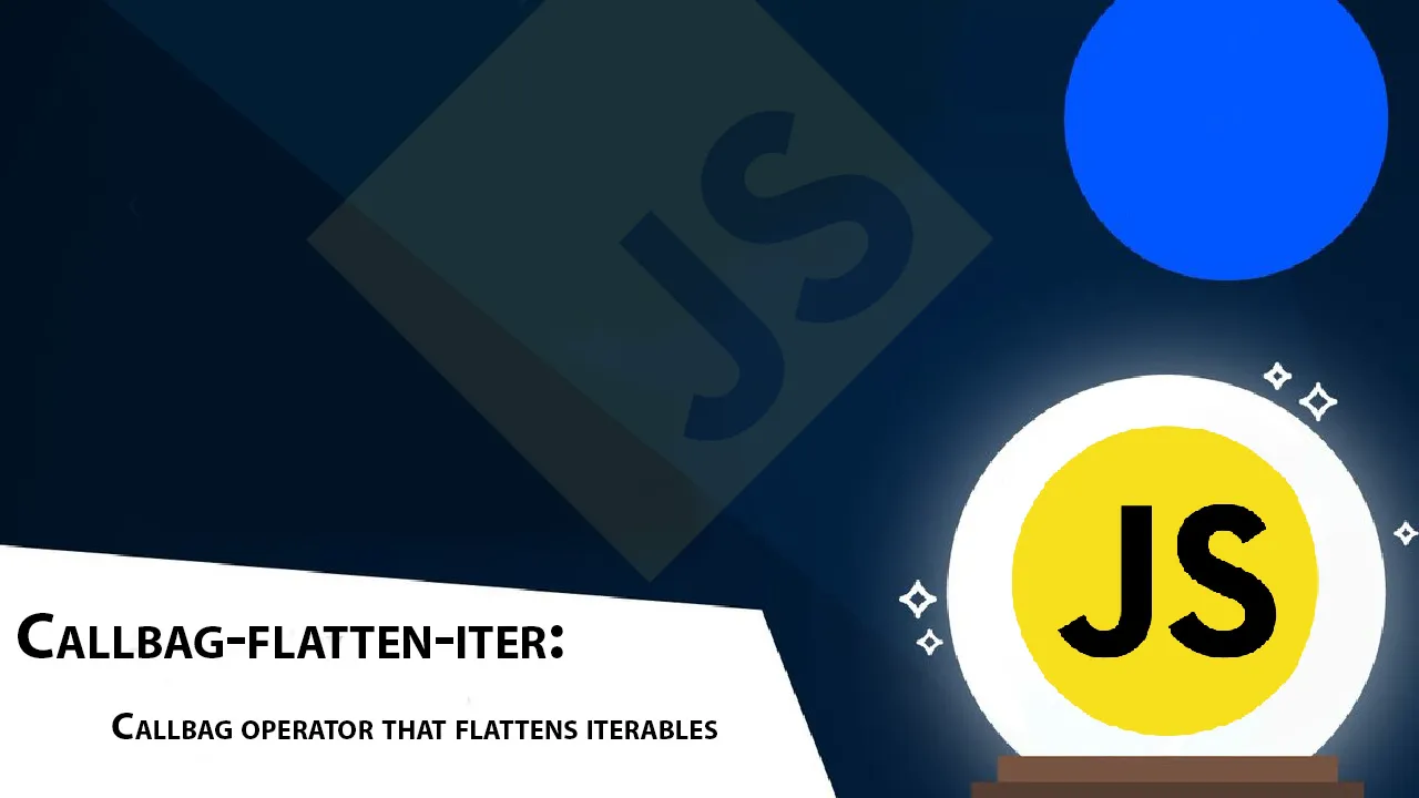 Callbag-flatten-iter: Callbag Operator That Flattens Iterables