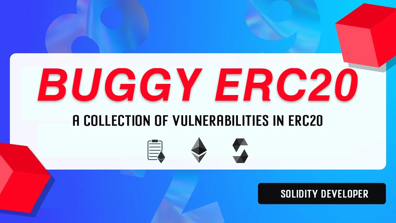 A Collection of Vulnerabilities in ERC20 Smart Contracts