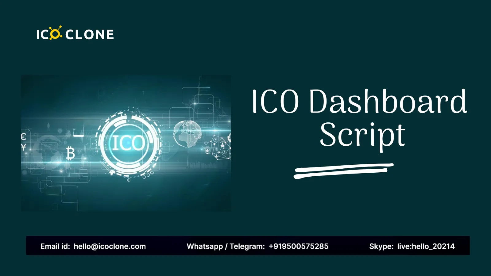 How does ICO Dashboard Script help Startups?