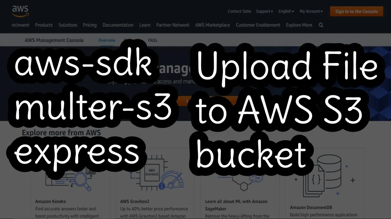 How to Upload Files on an AWS S3 Bucket Using an Express Server