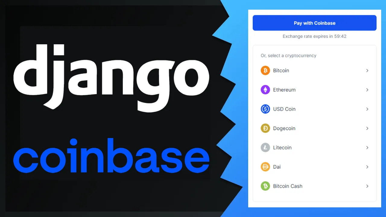 Integre Django Con Coinbase Commerce Para Aceptar Pagos Criptográficos