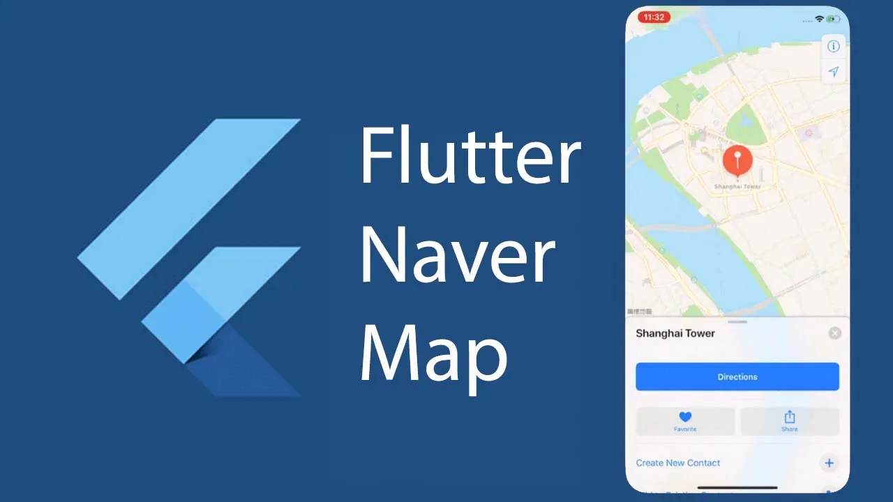 Flutter Naver Map Plugin Support Android and IOS