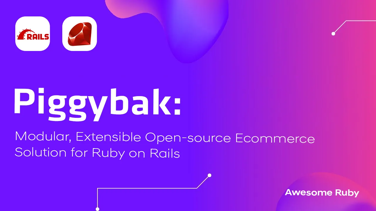 Modular, Extensible Open-source Ecommerce Solution for Ruby on Rails.