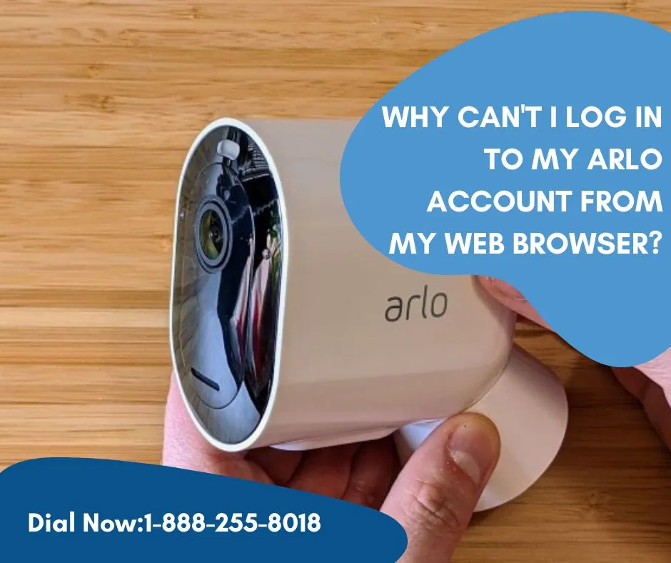 Why can't I log in to my Arlo account from my web browser?