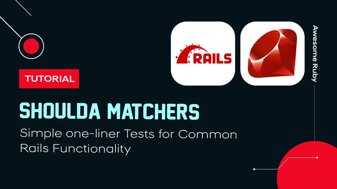 ShouldaMatchers: Simple one-liner Tests for Common Rails Functionality