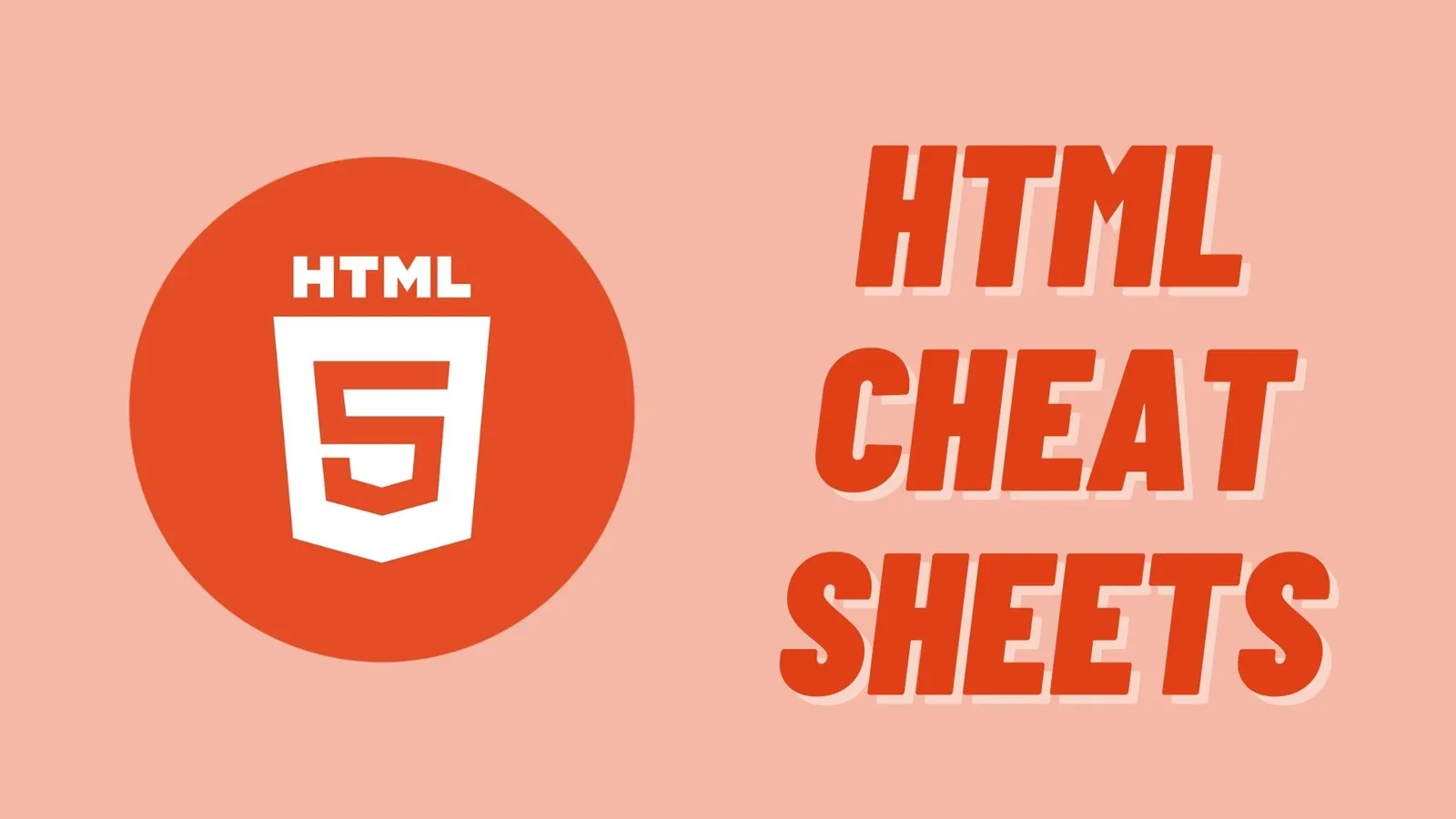 Introducing HTML cheat sheet includes a variety of tags