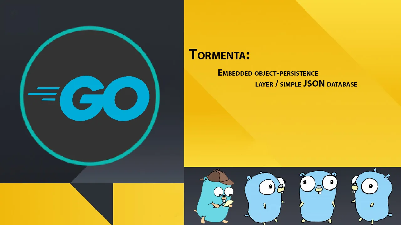 Tormenta: Embedded Object-persistence Layer / Simple JSON Database 
