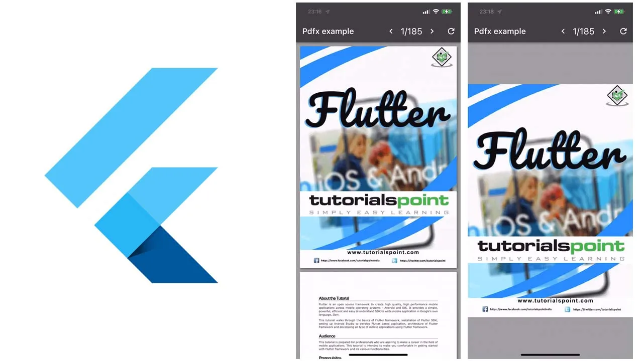 Flutter Plugin to Render & Show PDF Pages As Images 