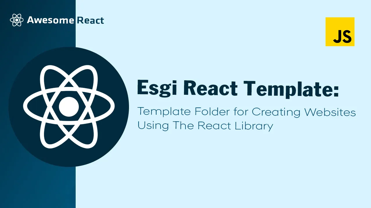 Template Folder for Creating Websites using The React Library