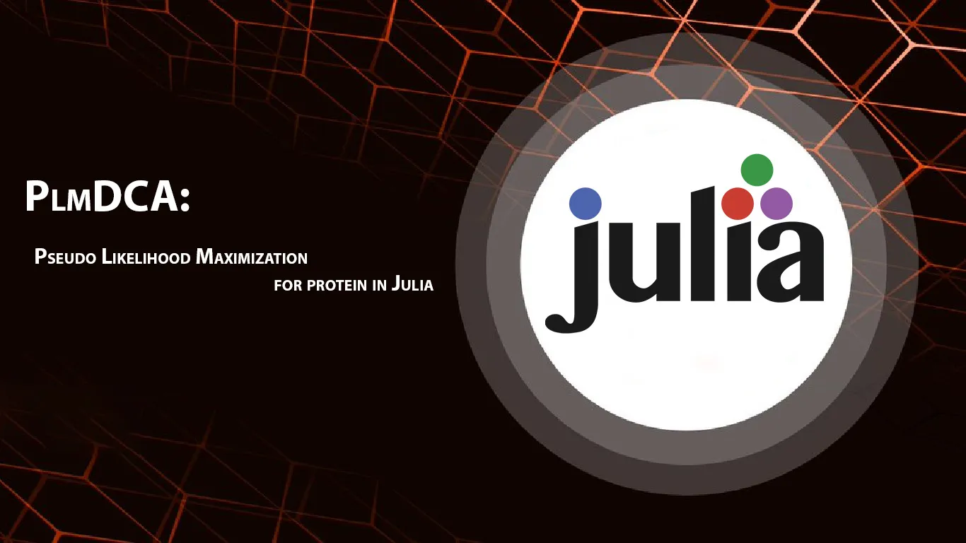 PlmDCA: Pseudo Likelihood Maximization for Protein in Julia