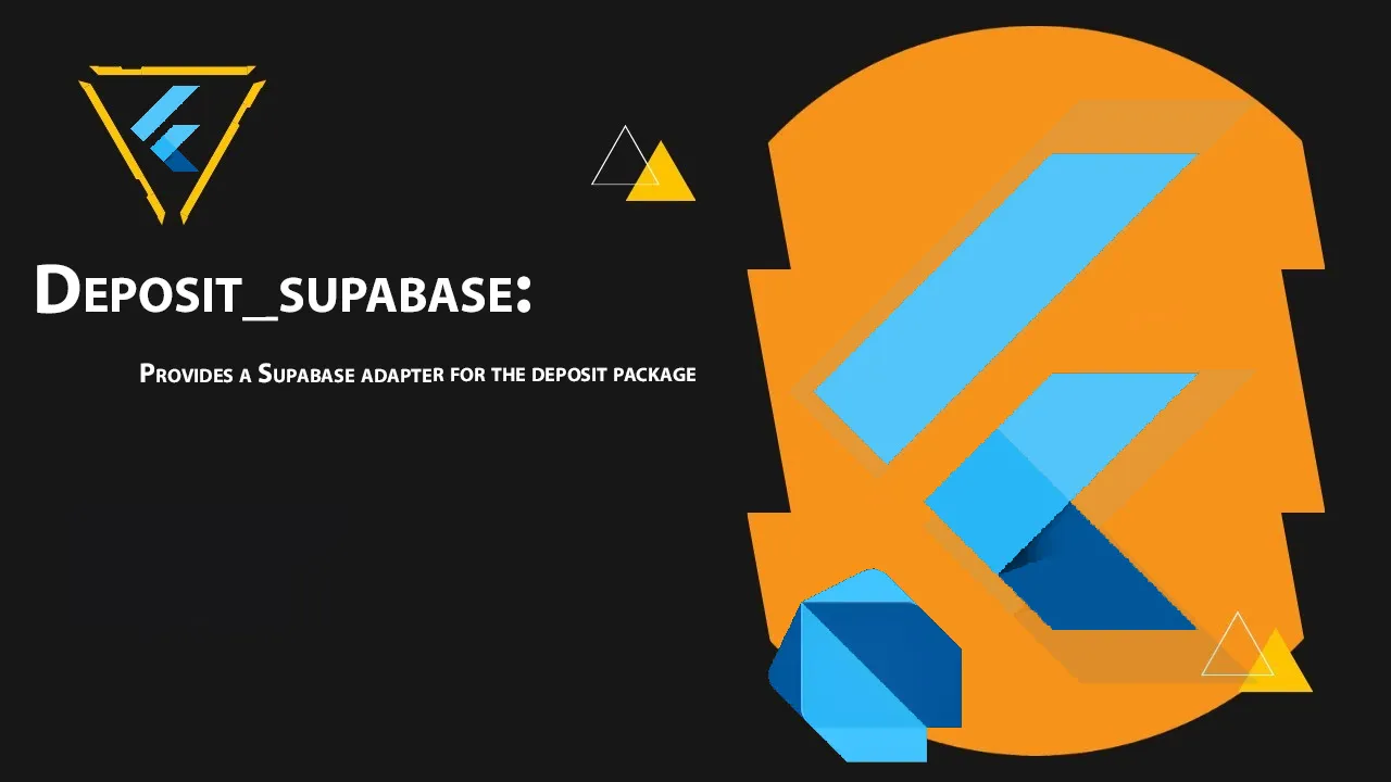 Deposit_supabase: Provides A Supabase Adapter for The Deposit Package