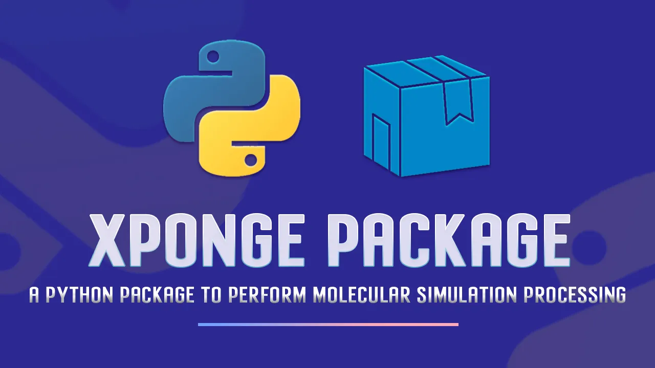 Xponge: A Python Package to Perform Molecular Simulation Processing