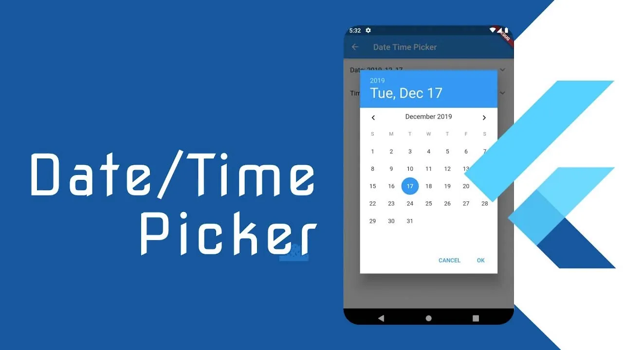 A Date Time Picker for Flutter