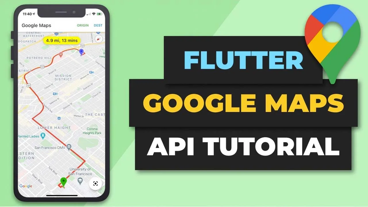 GoogleMap Map Component Flutter Plugin