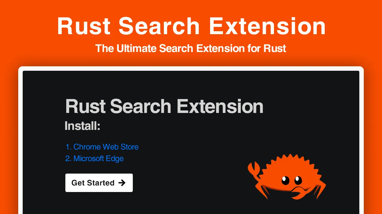 The Ultimate Search Extension for Rust