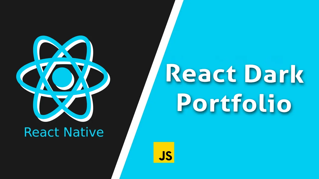 React Dark Portfolio: A Simple Portfolio Dark Build with Reactjs
