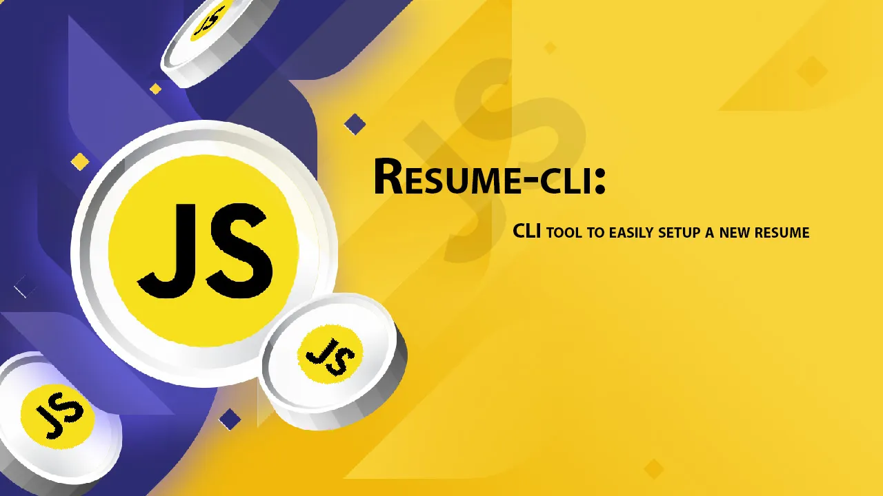 Resume-cli: CLI tool To Easily Setup A New Resume