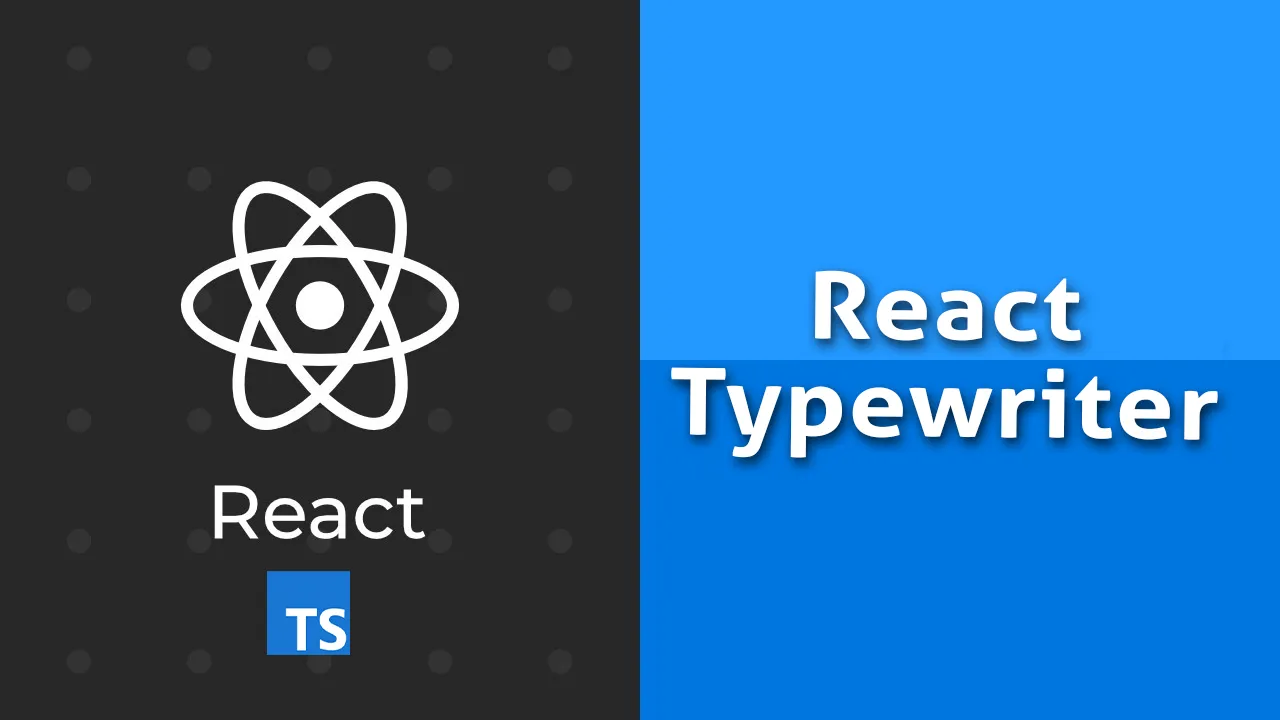 Easy to Use Typewriter Component Written in Typescript and React 18