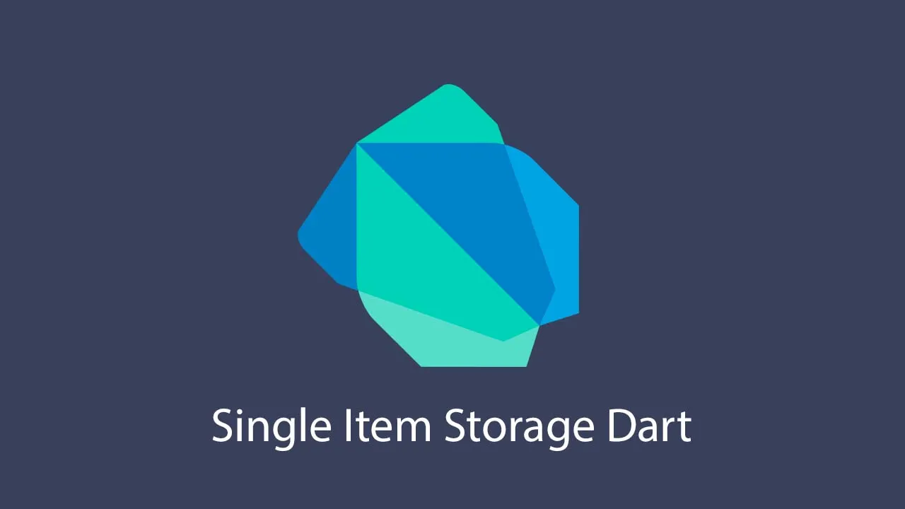 Dart Library for Abstraction Over A Single Item Storage