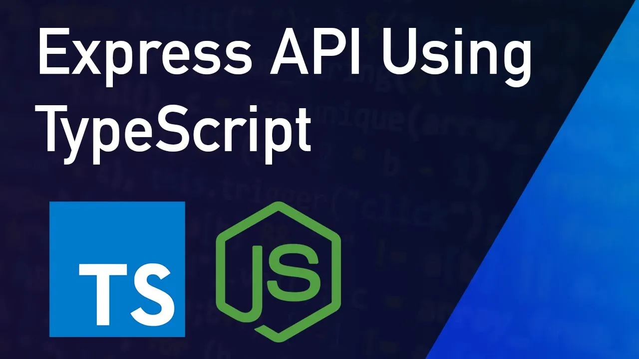 How to Configure TypeScript in a Nodejs and Express API