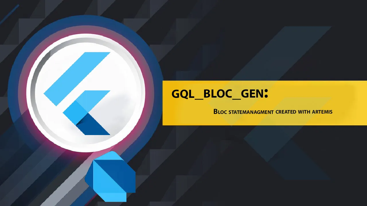 GQL_bloc_gen: Bloc Statemanagment Created with Artemis