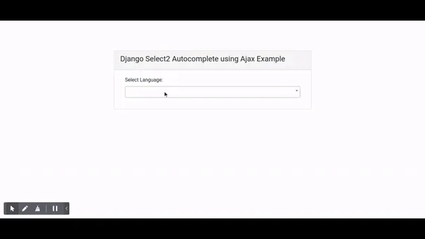 Python Django Select2 Autocomplete Search using Ajax Example - Tuts-Station.com